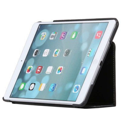索士 苹果 iPad Air/A ipad5 WiFi版 9.7寸平板电脑保护套 时尚皮套 平板电脑 后翻支架外壳包 黑色有货【报价、价格、评测、参数】_电脑包_苏宁易购